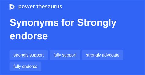endorse synonym|ENDORSE in Thesaurus: 1000+ Synonyms & Antonyms for .